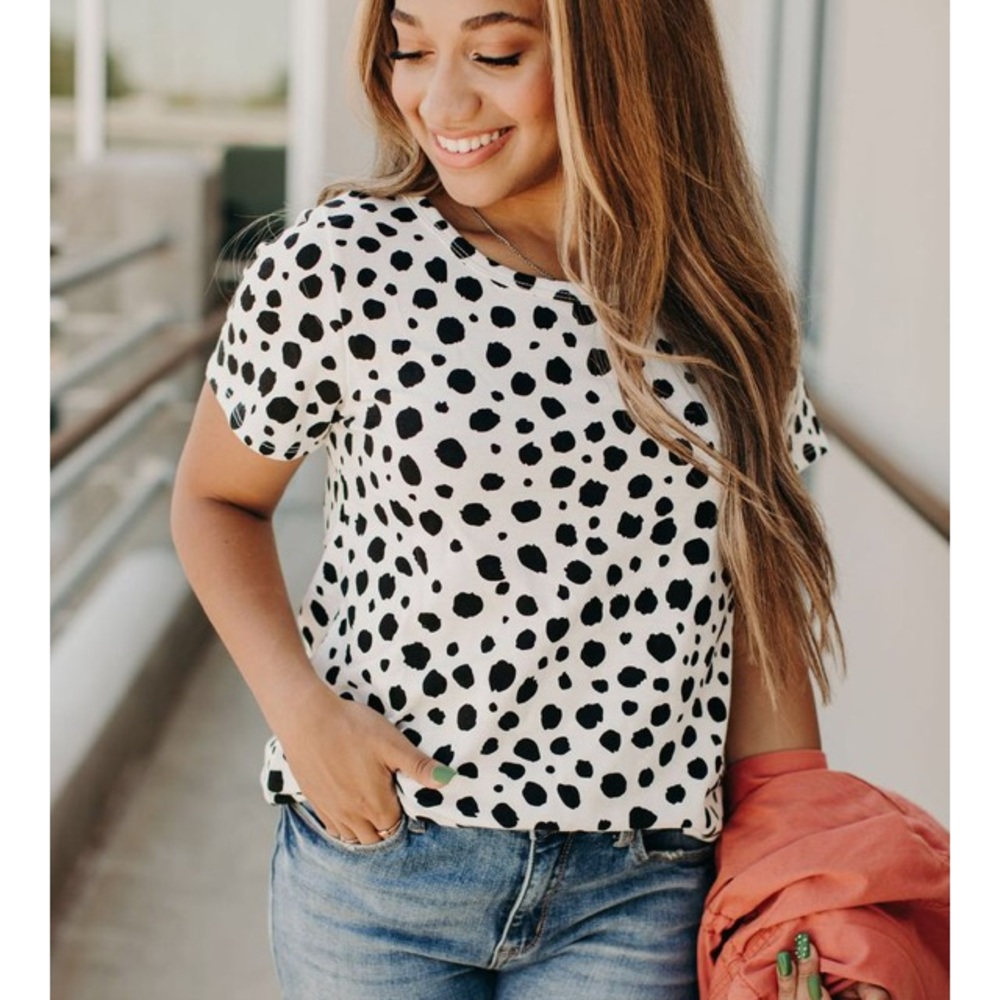 Dalmatian Dot Tee XL